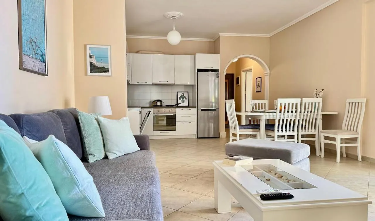 Blue Spacious Sea View Apartment Sarande Albania